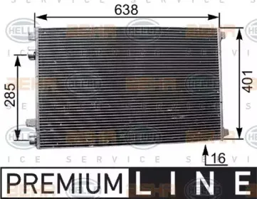 Конденсатор, кондиционер HELLA купить