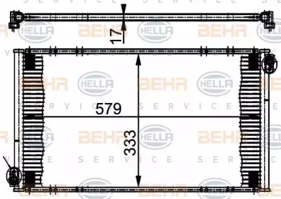 Конденсатор, кондиционер HELLA купить