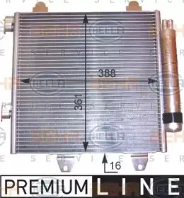 Конденсатор, кондиционер HELLA купить