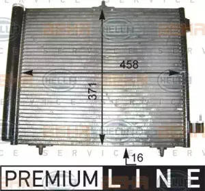 Конденсатор, кондиционер HELLA купить