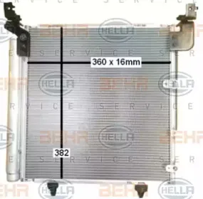 Конденсатор, кондиционер HELLA купить