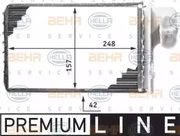 Теплообменник, отопление салона HELLA купить