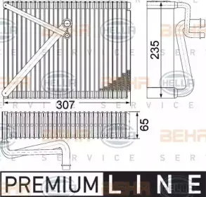 Испаритель, кондиционер HELLA купить