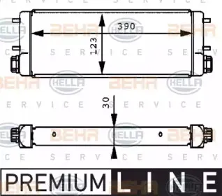 масляный радиатор, двигательное масло HELLA купить