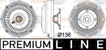 Сцепление, вентилятор радиатора HELLA купить