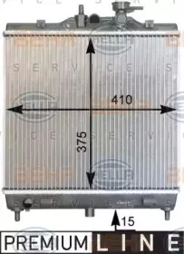 Радиатор, охлаждение двигателя HELLA купить