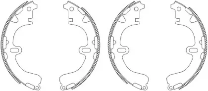 Комплект тормозных колодок HELLA купить