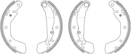 Комплект тормозных колодок HELLA купить