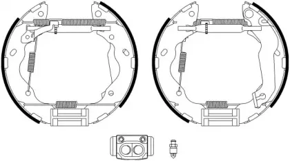 Комплект тормозных колодок HELLA купить