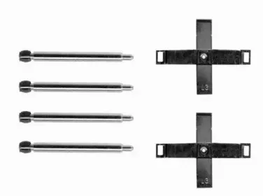 Комплектующие, колодки дискового тормоза HELLA купить