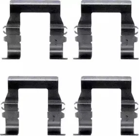 Комплектующие, колодки дискового тормоза HELLA купить