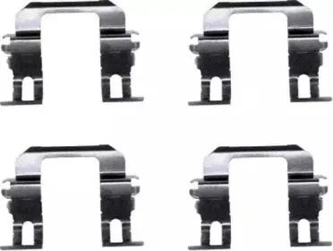 Комплектующие, колодки дискового тормоза HELLA купить