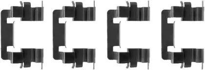 Комплектующие, колодки дискового тормоза HELLA купить