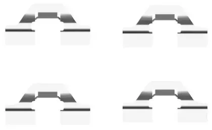 Комплектующие, колодки дискового тормоза HELLA купить