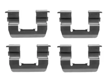 Комплектующие, колодки дискового тормоза HELLA купить