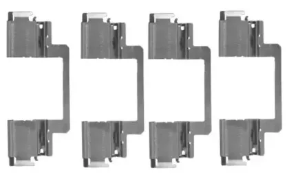 Комплектующие, колодки дискового тормоза HELLA купить