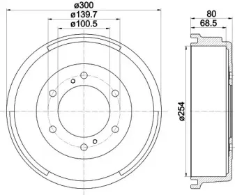 Тормозной барабан HELLA купить