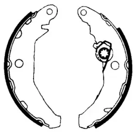 Комплект тормозных колодок HELLA купить