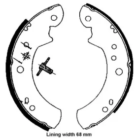 Комплект тормозных колодок HELLA купить