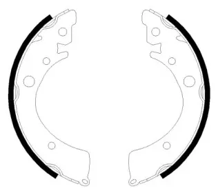 Комплект тормозных колодок HELLA купить