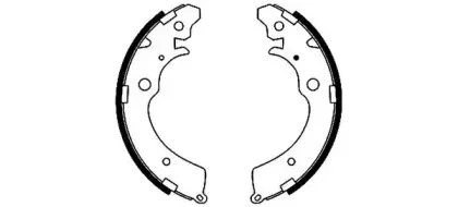 Комплект тормозных колодок HELLA купить