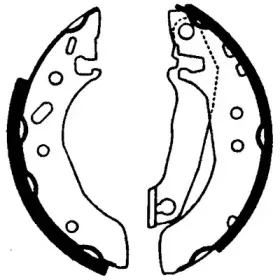 Комплект тормозных колодок HELLA купить