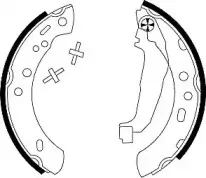 Комплект тормозных колодок HELLA купить