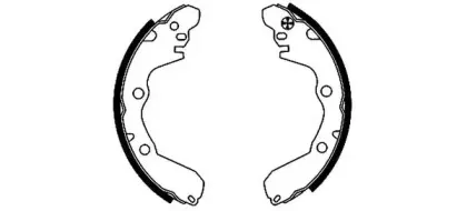Комплект тормозных колодок HELLA купить