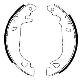 Комплект тормозных колодок HELLA купить