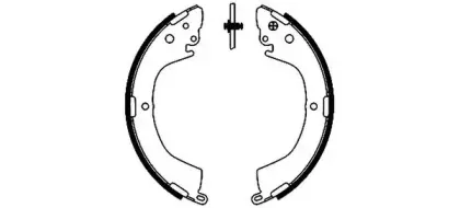 Комплект тормозных колодок HELLA купить