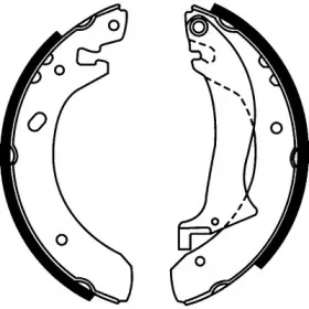 Комплект тормозных колодок HELLA купить