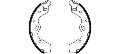 Комплект тормозных колодок HELLA купить
