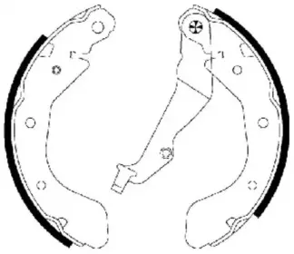 Комплект тормозных колодок HELLA купить