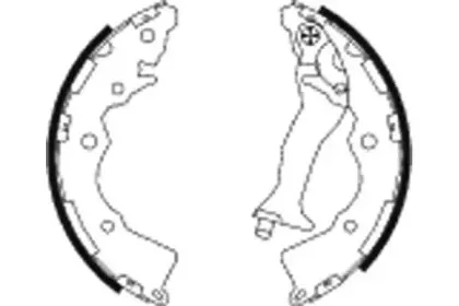 Комплект тормозных колодок HELLA купить