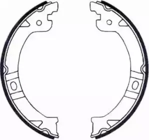 Комплект тормозных колодок, стояночная тормозная система HELLA купить