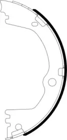 Комплект тормозных колодок, стояночная тормозная система HELLA купить