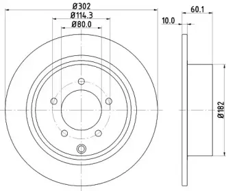 Тормозной диск HELLA купить