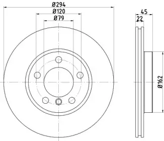 Тормозной диск HELLA купить