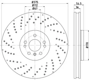 Тормозной диск HELLA купить