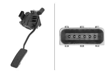 Датчик, положение педали акселератора HELLA купить