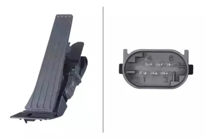 Датчик, положение педали акселератора HELLA купить