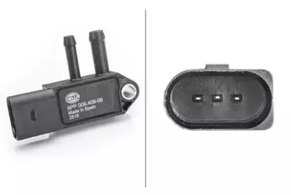 Датчик, давление выхлопных газов HELLA купить