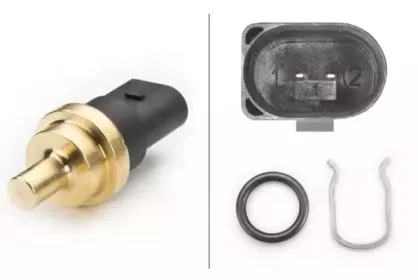 Датчик, температура охлаждающей жидкости HELLA купить