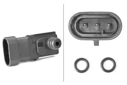 Датчик, давление во впускной трубе HELLA купить