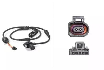 Датчик, частота вращения колеса HELLA купить