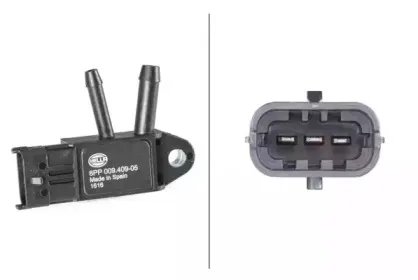 Датчик, давление выхлопных газов HELLA купить