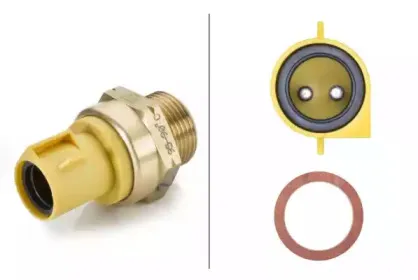 Термовыключатель, вентилятор радиатора HELLA купить