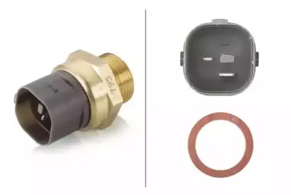 Термовыключатель, вентилятор радиатора HELLA купить