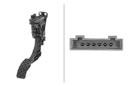 Датчик, положение педали акселератора HELLA купить