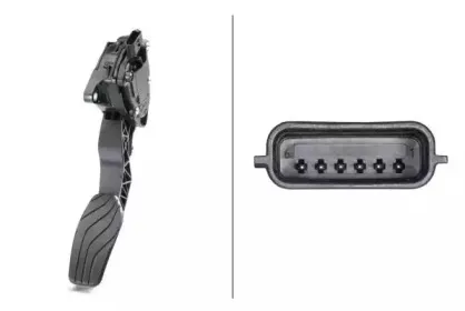 Датчик, положение педали акселератора HELLA купить